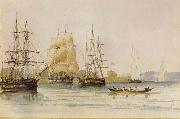 Stanley, Owen Leaving Sydney Harbour for Bass Strait oil painting reproduction